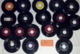 Lot of 18 Vintage 45 RPM Records