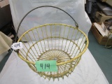 Old Yellow Egg Basket