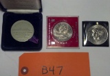 3 British Commemorative Coins