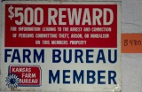 Kansas Farm Bureau Insurance Sign, 1972