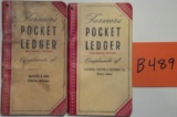1952/1953 and 1953/54 John Deere Pocket Ledgers