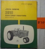 John Deere 2010 Row Crop Tractor Manual