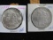 1888 (UNC) AND 1891 MORGAN DOLLARS