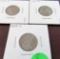 1945-D, 49-D, 53-S Jefferson Nickels