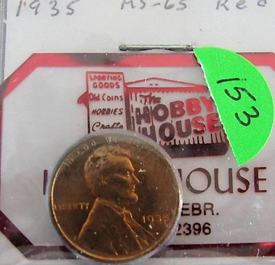 1935 MS-65 Red Lincoln Cent