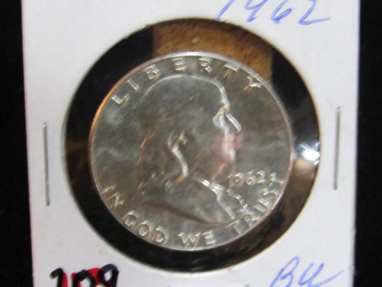 1962 FRANKLIN HALF BU