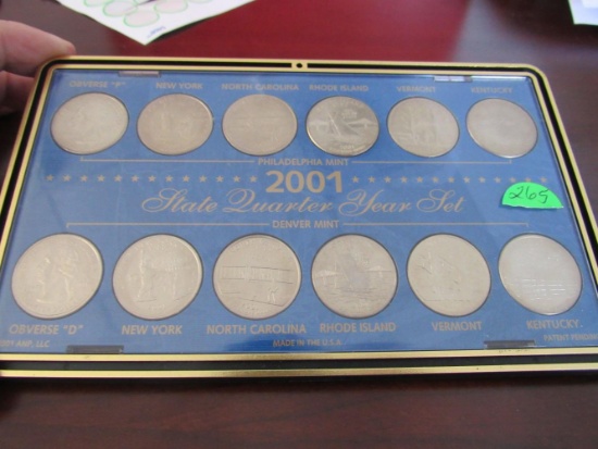 2001 State Quarter Year Set