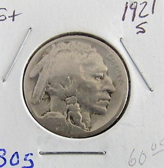 1921-S Buffalo Nickel