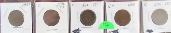 1885-1889 Indian Head Cents
