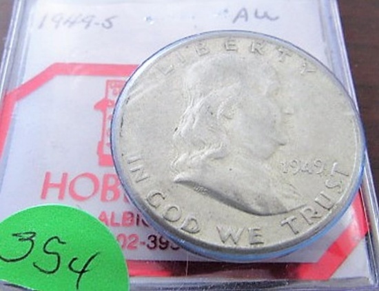 1949-S Franklin Half Dollar