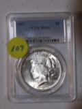 1923 PEACE DOLLAR PCGS MS66