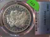 1880S MORGAN DOLLAR PGCS MS 62