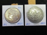 1882S AND 1882 O MORGAN DOLLARS