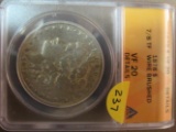 1878 7/8 TF MORGAND DOLLAR ANACS VF20