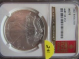 2007 SILVER EAGLE NGC MS70