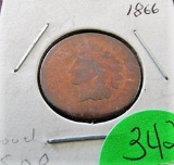 1866 Indian Head Cent