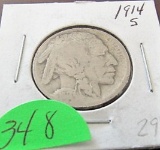 1914-S Buffalo Nickel