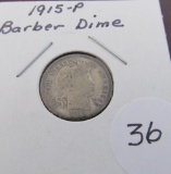 1915-P Barber Dime