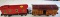 Lionel 2 cars, caboose and stock car