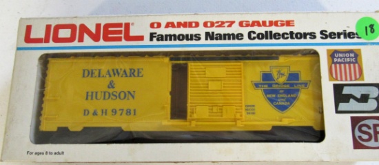 Lionel Delaware & Hudson boxcar