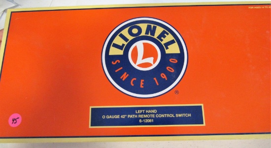 Lionel left hand control switch