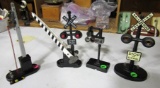 Lionel RR crossing arm, Stop Signal, Stop When Swinging sign and mail arm