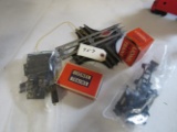 Lionel Misc train track, bumpers and connectors