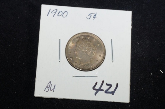 1900 "V" nickel