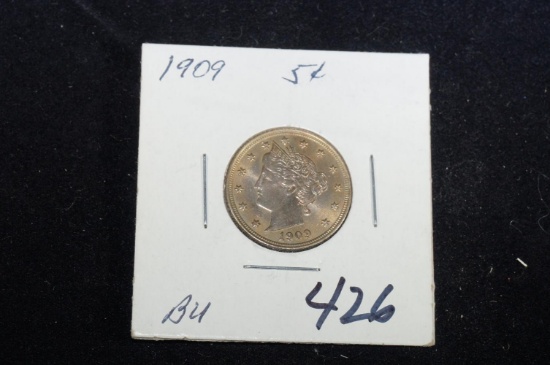 1909 "V" nickel