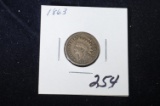1863 indian head penny