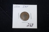 1870 indian head penny