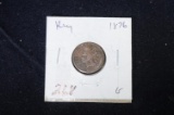 1876 indian head penny