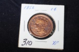 1852 Large cent