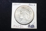 1924S Peace dollar