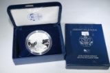 2005 Proof silver eagle w/COA