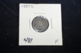 1887S Seated Liberty dime