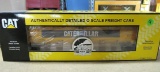 CAT Authentically Detailed O Scale Freight Cars