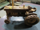 Wood Carved Tractor
