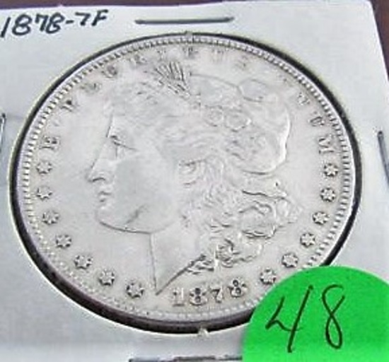 1878-7F Morgan Dollar