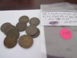Bag of 12 Indian Head Cents