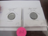 2 Ancient Roman Coins