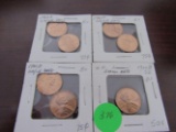 Lot of 9 Sm. Date Lincoln Cents