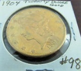 1904 $20.00 Gold Piece
