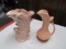 2 McCoy vases