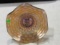 Dugan amethyst carnival glass pebbles bowl