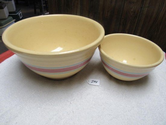 2 crock nesting bowls