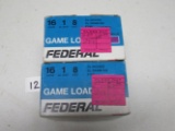 2 boxes Federal Game Load 16 ga 8 Shot 2 3/4