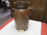 two handle crock vase