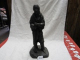 chalk mountain man statue
