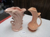 2 McCoy vases